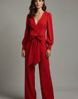 Adriana Jumpsuit - Red