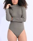 Akira Knitted Body Suit - Khaki