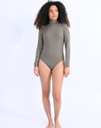 Akira Knitted Body Suit - Khaki