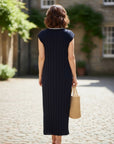 Aleta Knit Dress - Navy
