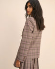 Alicia check blazer