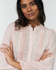 Ariell Lace Shirt - Pink
