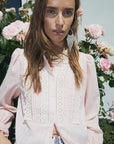 Ariell Lace Shirt - Pink