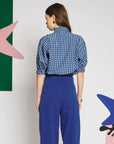 Celeste Check Blouse