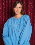 Azurite Collar Blouse