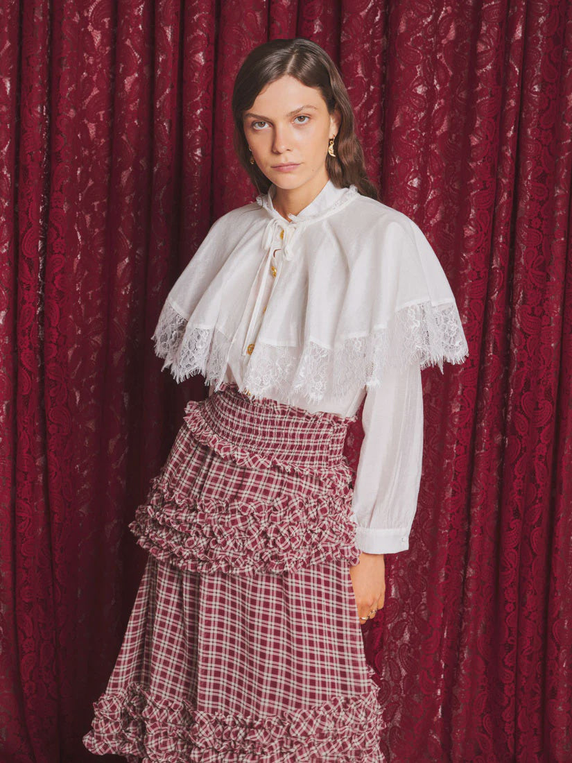 Endora Cape Blouse