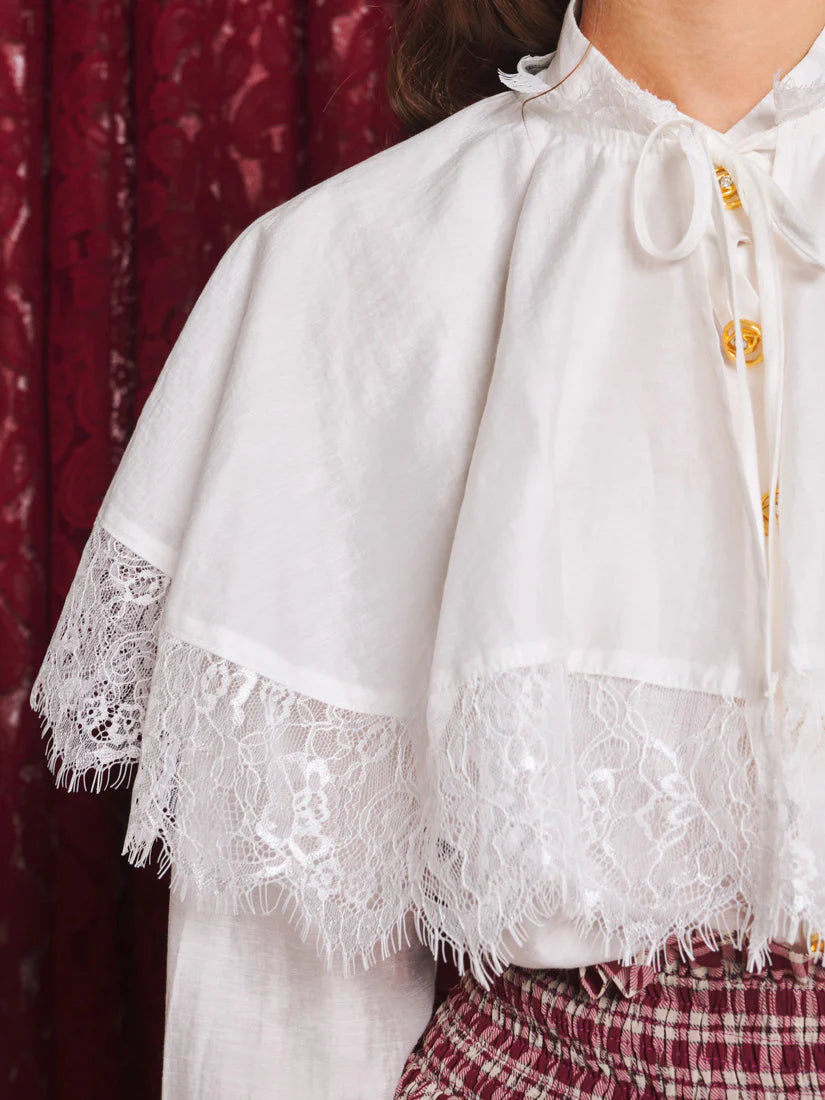 Endora Cape Blouse