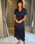 Babington Midi Dress - Navy