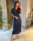 Babington Midi Dress - Navy