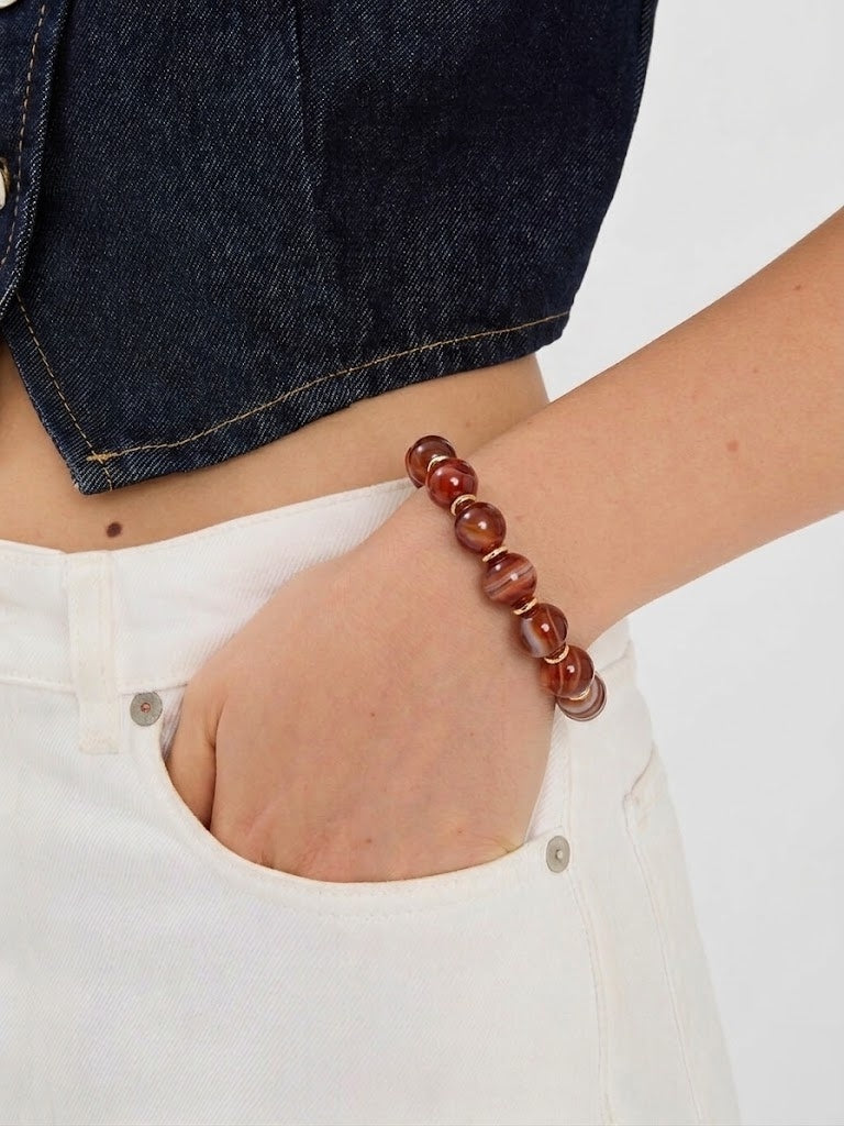 Beaded bracelet - Red