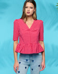 Benicia Top - Pink