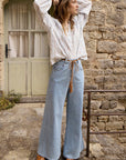 Bethan Wide Jeans - Light Blue