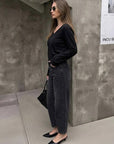 Bianca balloon jeans - Dark grey