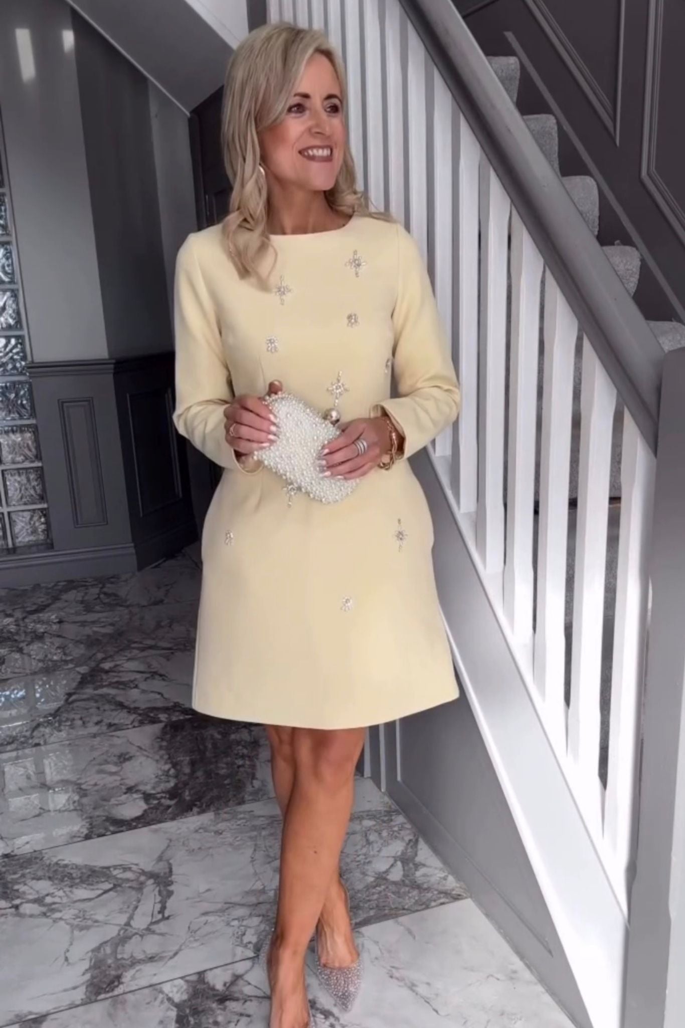 Bree Mini Dress - Lemon