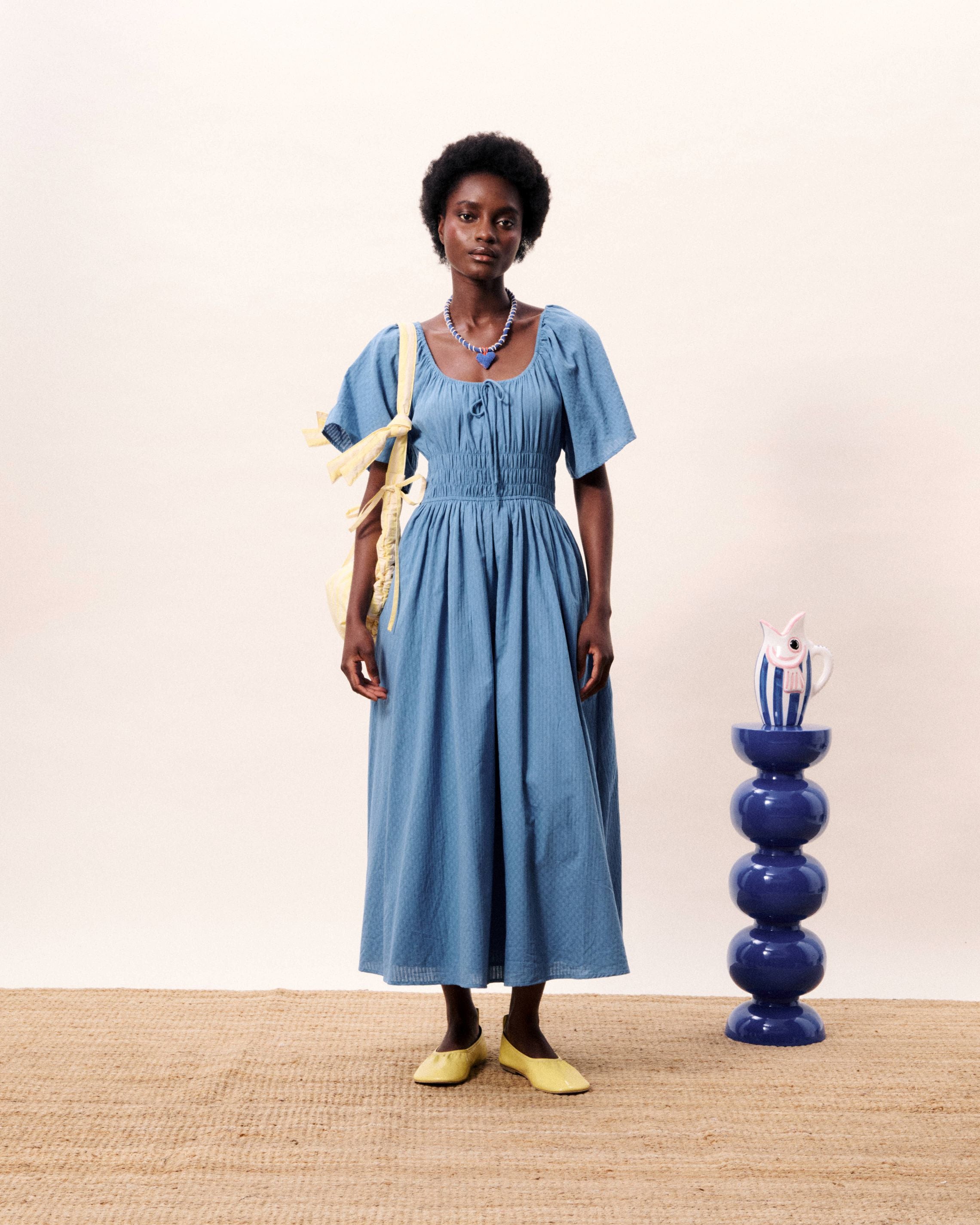 Yemanja Dress - Blue – Harper