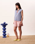 Georgie Gingham Shorts - Pink