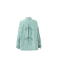 Greal Bow Shirt - Green Stripe
