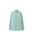 Greal Bow Shirt - Green Stripe