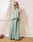 Greal Skirt - Green Stripe