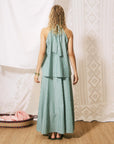 Greal Skirt - Green Stripe