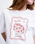Valise cream T-shirt