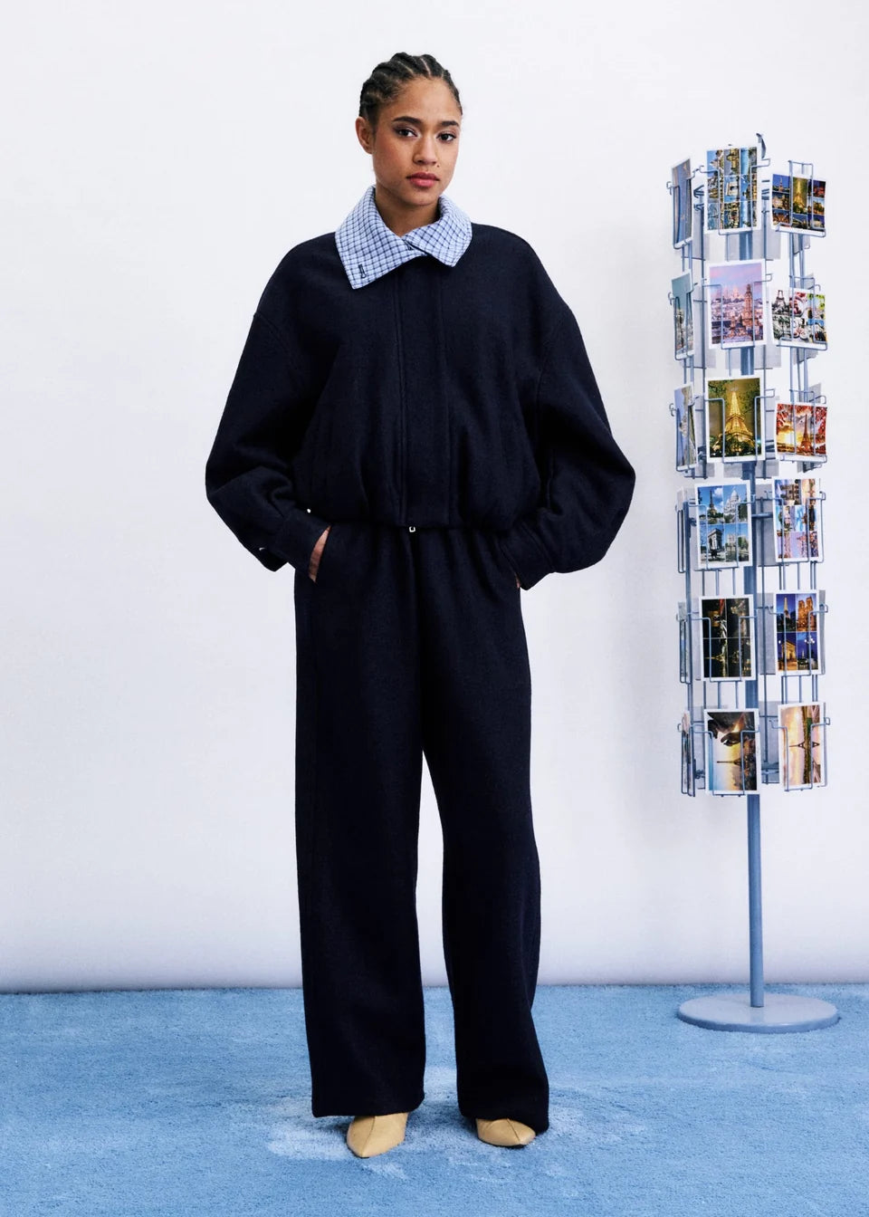 Maritsa navy jacket