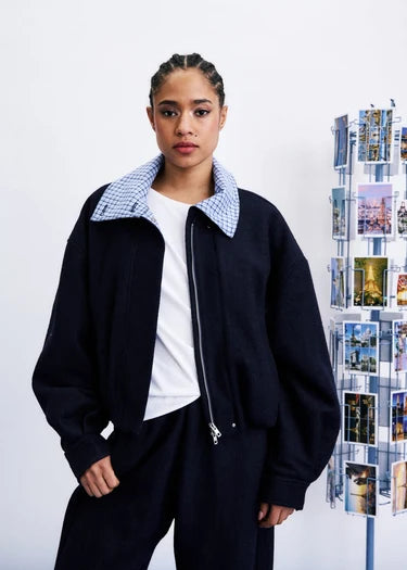 Maritsa navy jacket