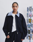 Maritsa navy jacket