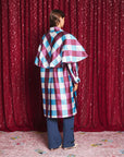 Carina Cape Check Coat