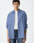 Castro Blue Stripe Shirt