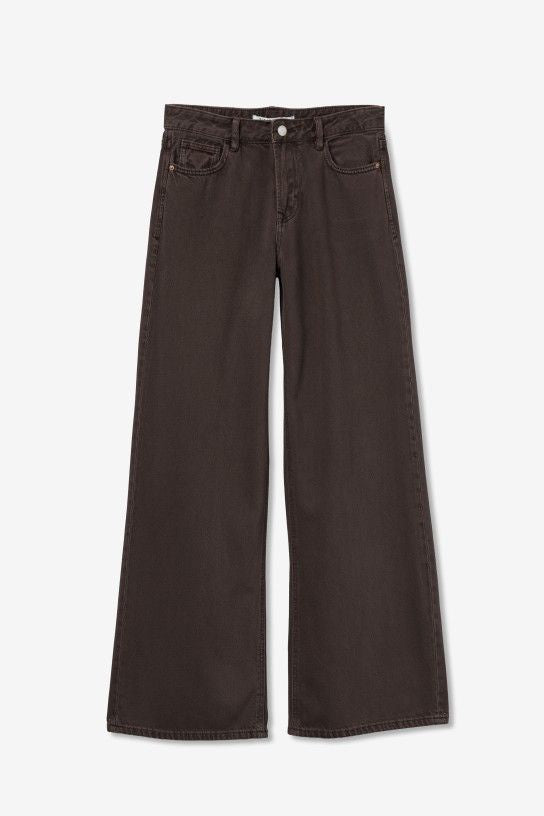 Celine Wide Jeans - Brown