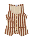 Chocolate Stripe Waistcoat