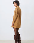 Cliff Shirt Dress - Camel