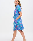 Salma Shirt Dress - Blue