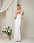 Knot One Shoulder BM - Crepe