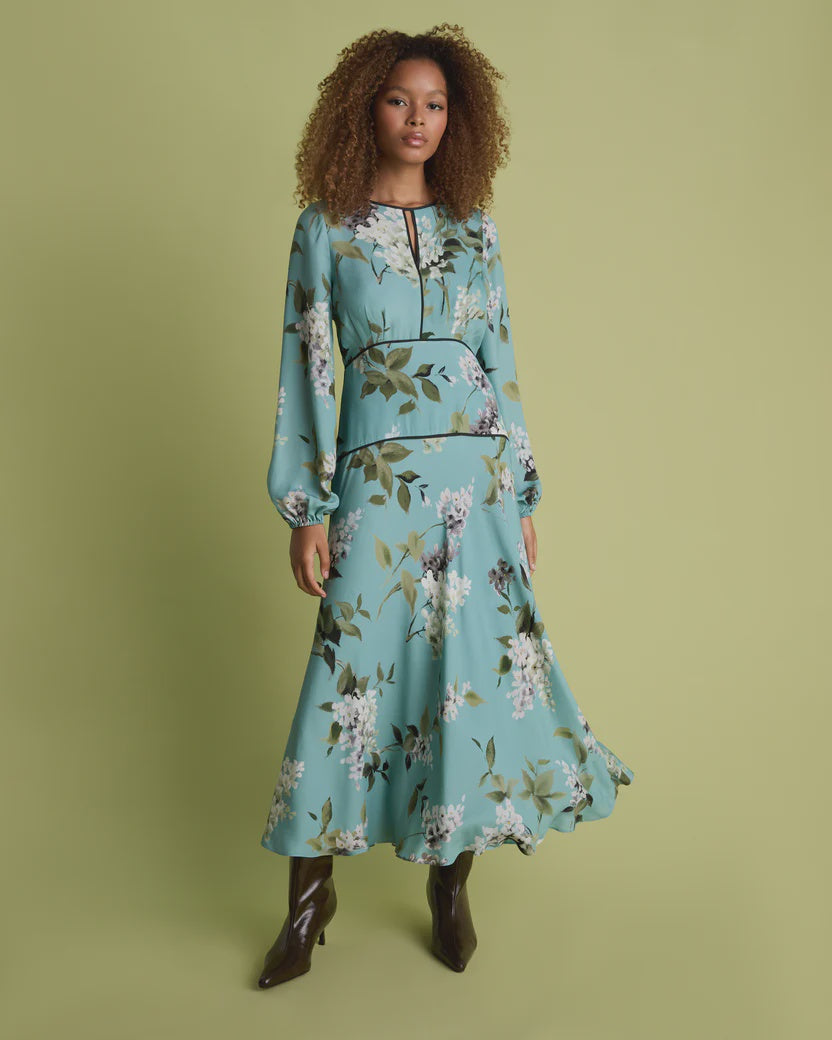 Ayeisha Print Midi Dress