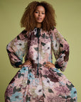 Anais Print Midi Dress