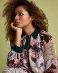 Anais Print Midi Dress