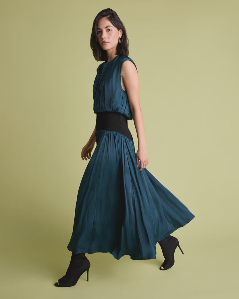 Drobey Midi Dress - Teal