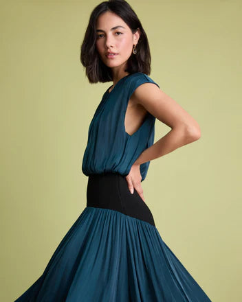 Drobey Midi Dress - Teal