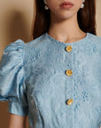 Angie Mini Dress - Blue
