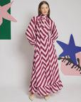 Menton Stripe Maxi Dress
