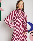Menton Stripe Maxi Dress