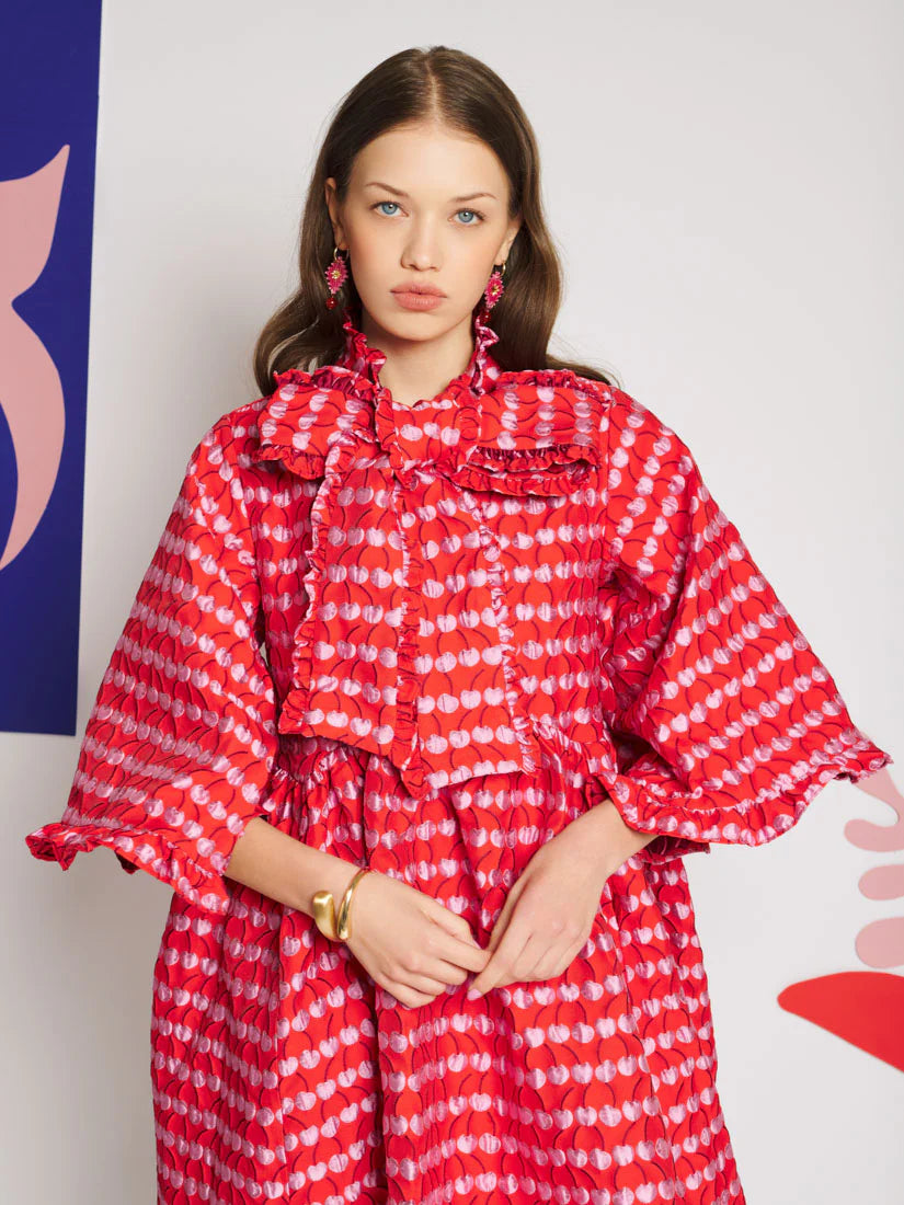 Clara Cherry Mini Dress