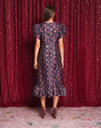 Fortunes Print Midi Dress