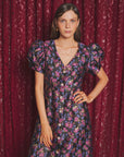 Fortunes Print Midi Dress