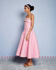Posy Jacquard Midi Dress
