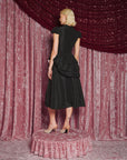 Elixir Ruffle Midi Dress