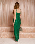 Panache taffeta dress - Emerald