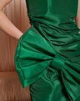 Panache taffeta dress - Emerald